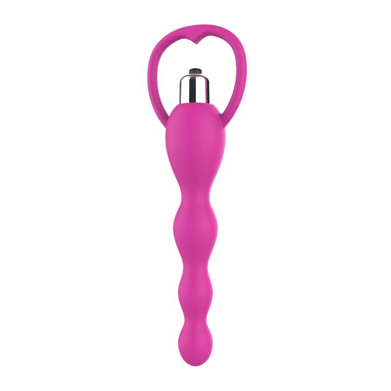 Anal Chain with Vibration Pink