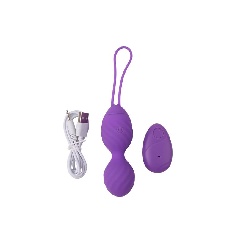 Vibrating Egg Remote Control Ridged USB Silicone 74