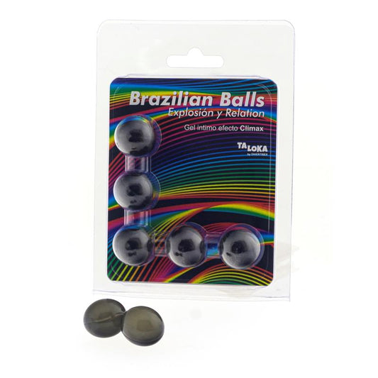 Set 5 Brazilian Balls Gel Climax Effect