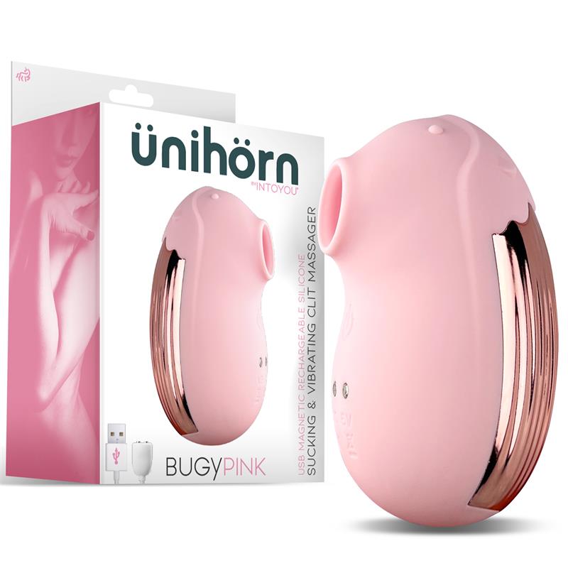 Bugypink Clitoris Sucker with Vibrating