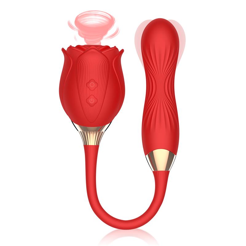 Clitoris Stimulator with Suction Vibration and Swinging Oscillating Movement