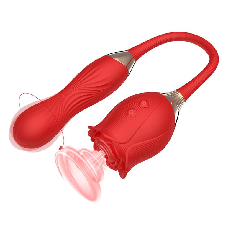 Clitoris Stimulator with Suction Vibration and Swinging Oscillating Movement