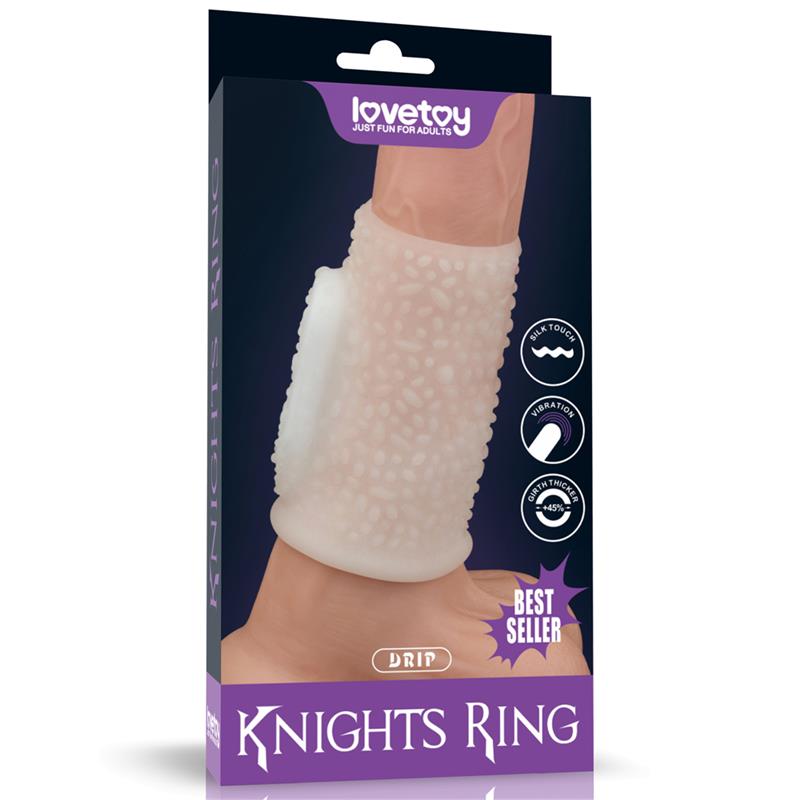 Vibrating Penis Sleeve Drip Knights