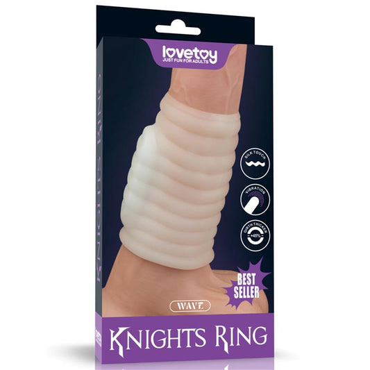 Vibrating Penis Sleeve Wave Knights