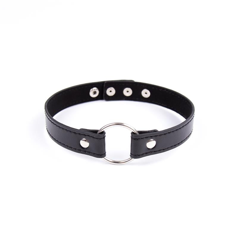 Collar with Hoop Adjustable 382 cm Black