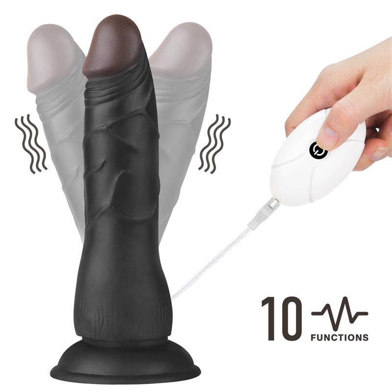 Adjustable Strap on with Dildo 10 Vibrations 75