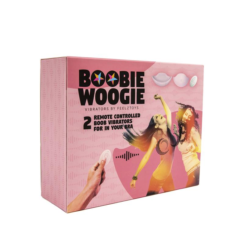 Boobie Woogie Boobie Stimulator with Vibration Remote Control