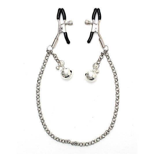 Nipple Clamps with Chain and Tincle Bells