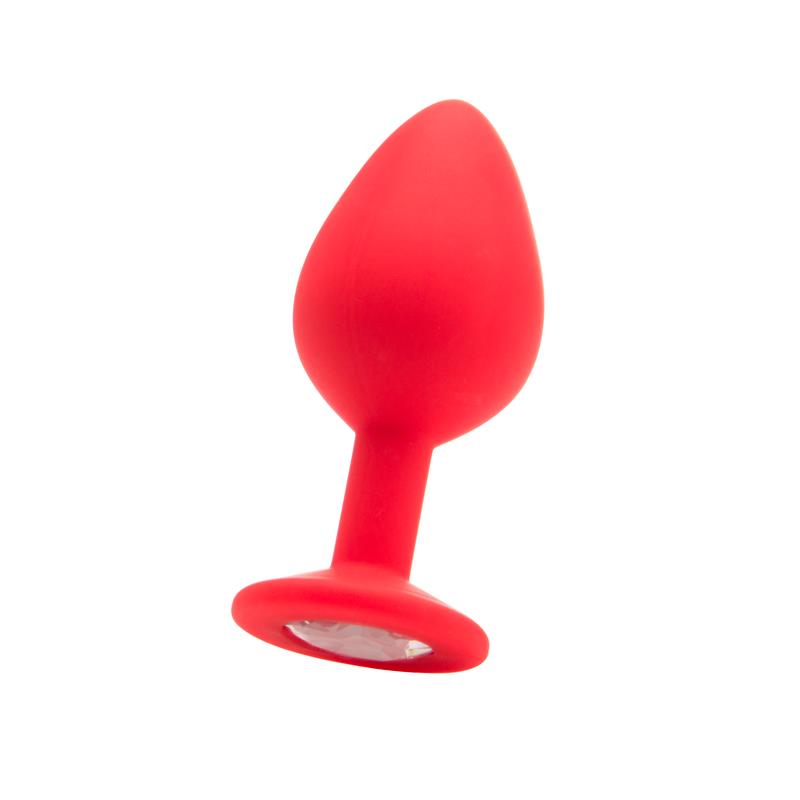 Shots Ouch Large Diamond Butt Plug Red