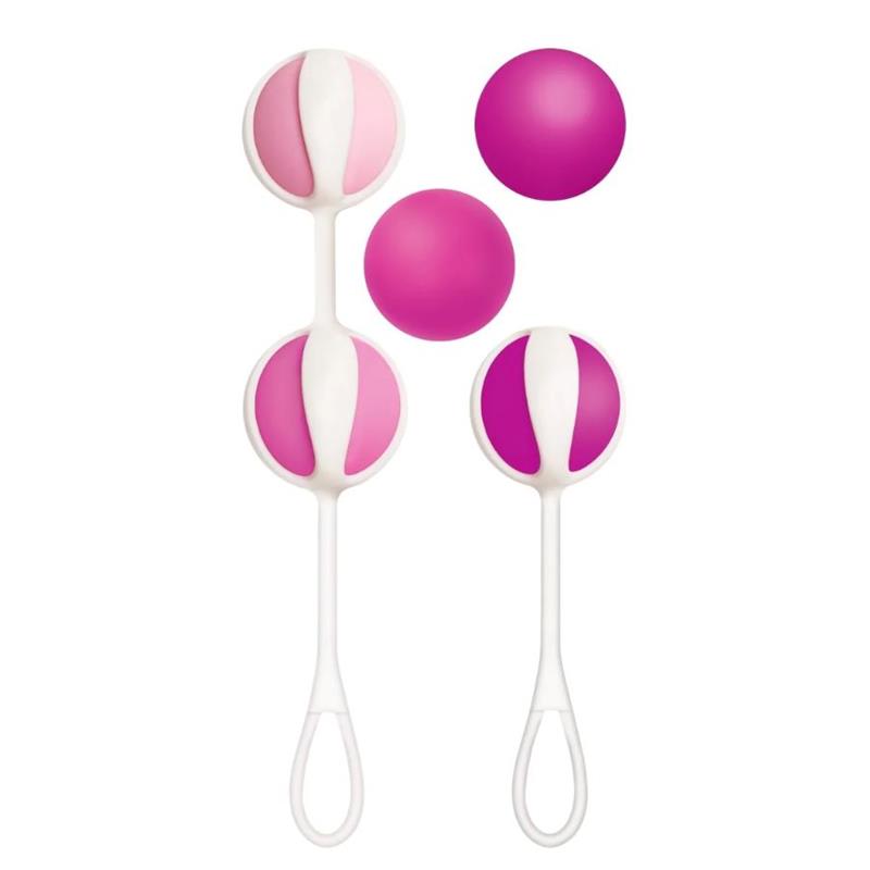 Set of 5 Geisha Balls3 Sugar Pink