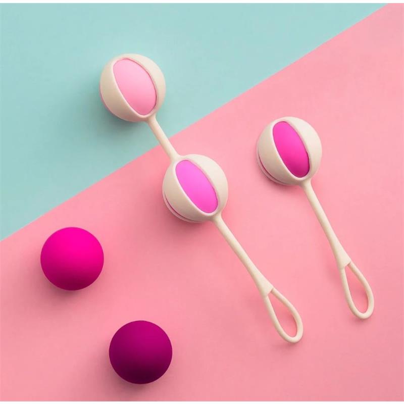 Set of 5 Geisha Balls3 Sugar Pink