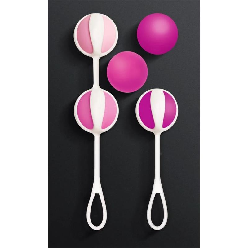 Set of 5 Geisha Balls3 Sugar Pink