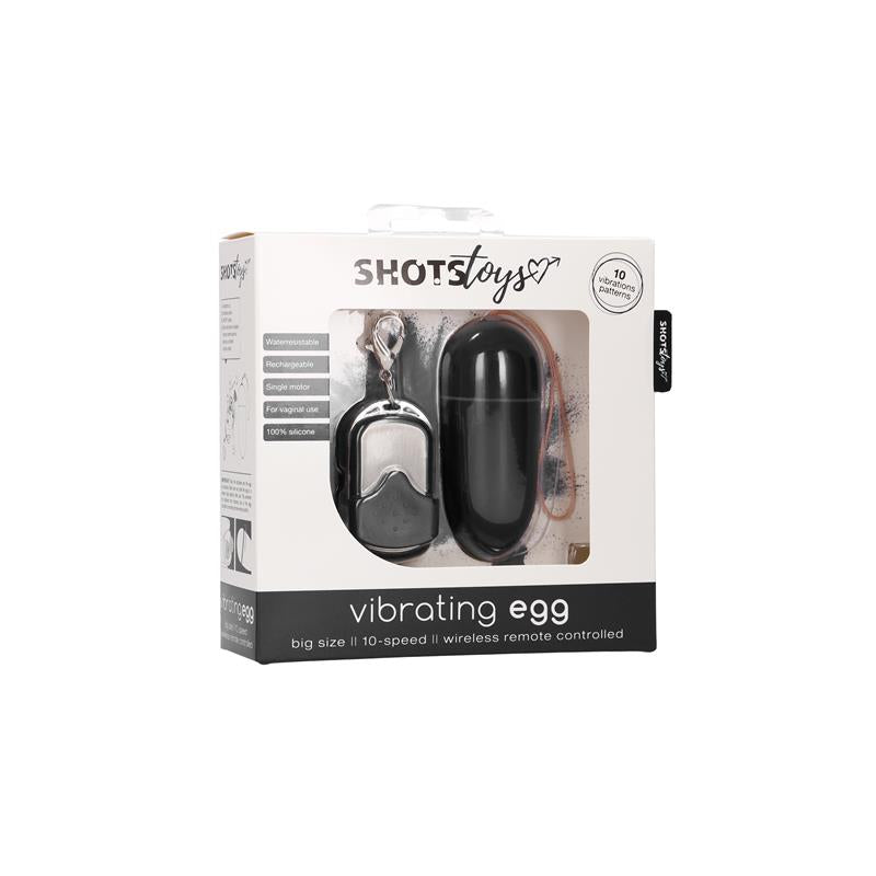 Vibrating Egg 10 Speeds Black