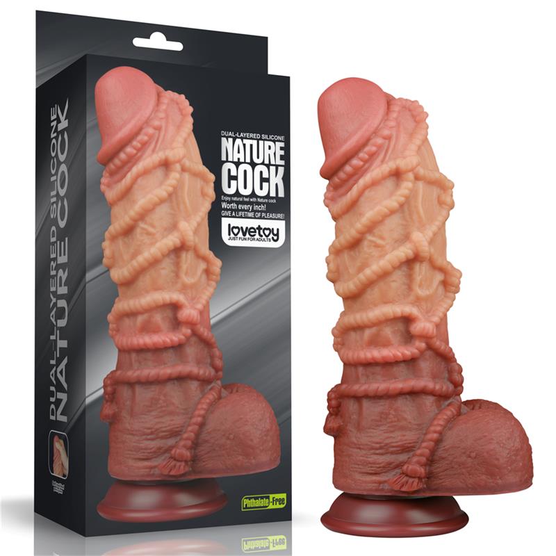 Dildo Dual Layer King Size Nature 105