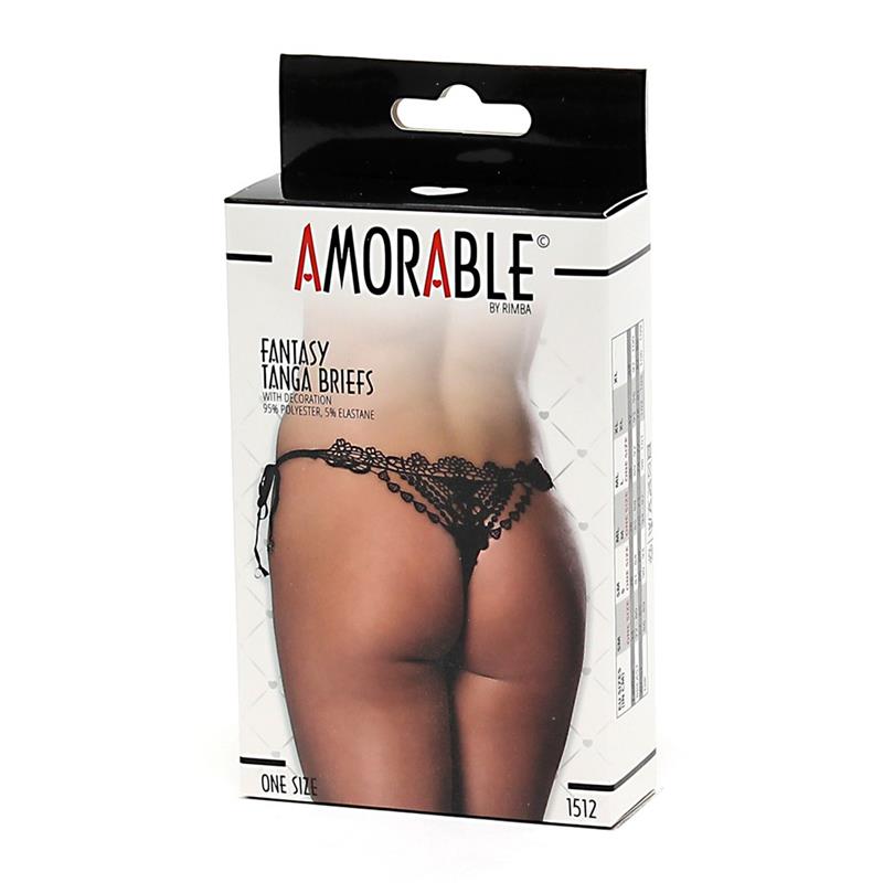 Thong Fantasy Black One Size