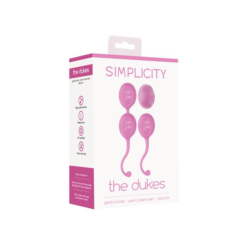 Geisha Balls Pack of 4 Silicone Pink