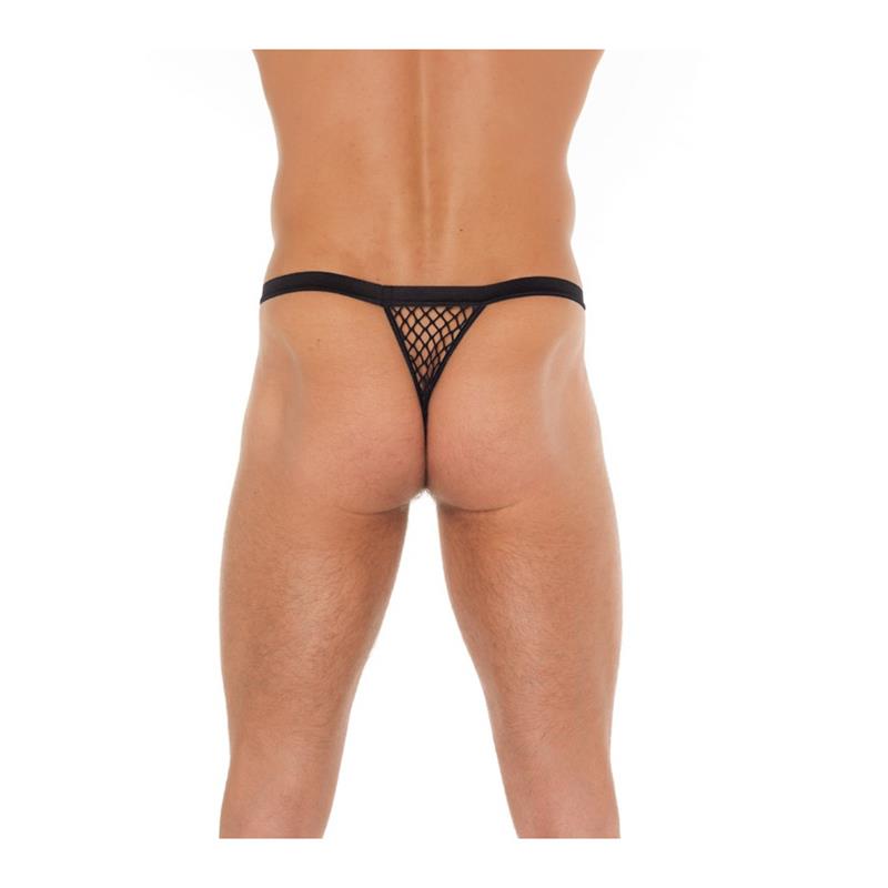 String Fishnet Black One Size