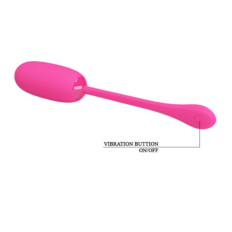 Vibrating Egg Julius USB Silicone Pink