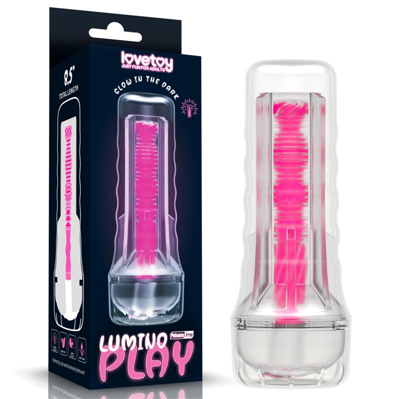 Lumino Play Masturbator Pink Glow 85