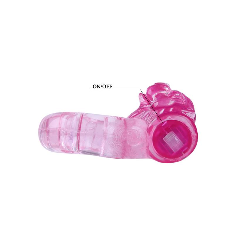 Vibrating Cock Ring Bear Pink