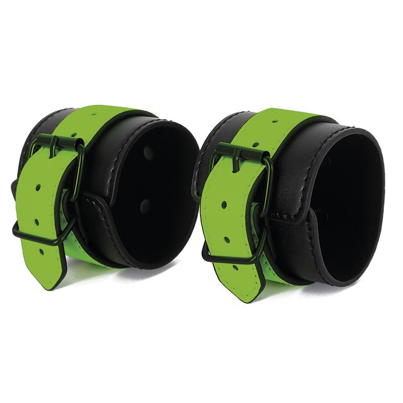 Glow in the Dark Cuffs and Restraints Bed Set