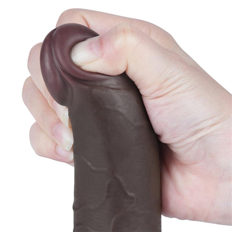 Sliding Skin Dual Layer Dildo 75