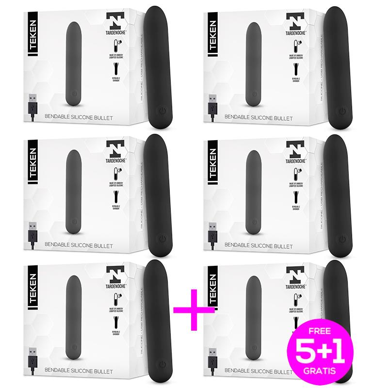 Pack 51 Teken Bullet Bendable Liquid Silicone Unibody Magnetic USB