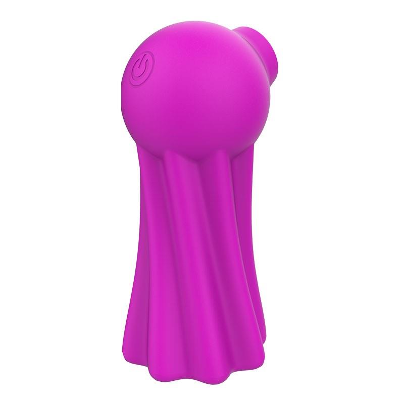 Boo Clitoris Stimulator USB Silicone Purple