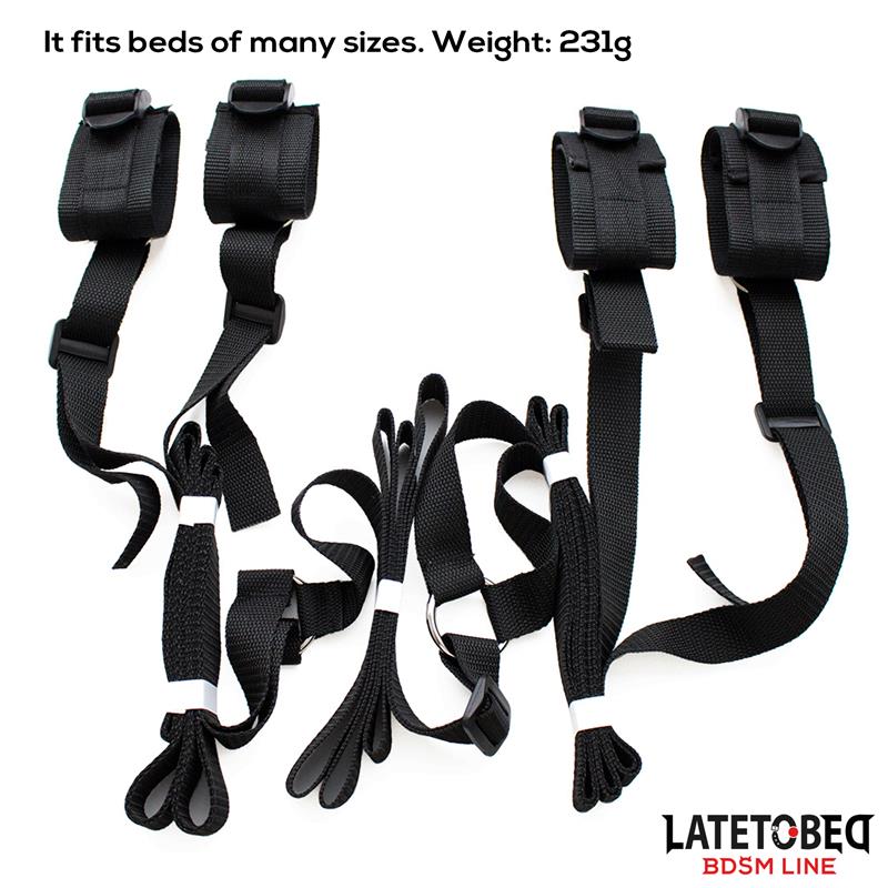 Nylon Bed Bondage Restraints System without hook