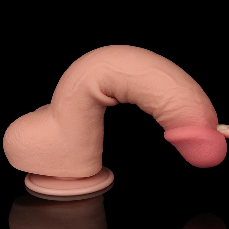 Sliding Skin Dual Layer Dildo 95