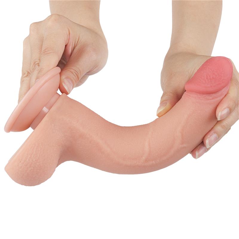 Sliding Skin Dual Layer Dildo 85