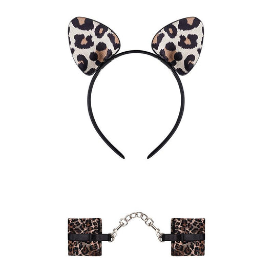 Tigerlla Handcuffs and Headband Set