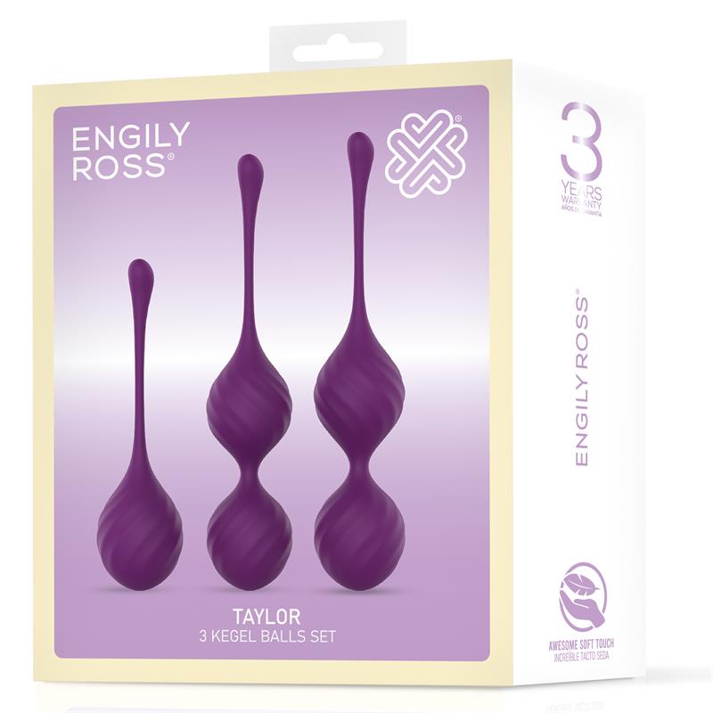 Taylor 20 Kegel Balls Silicone Purple