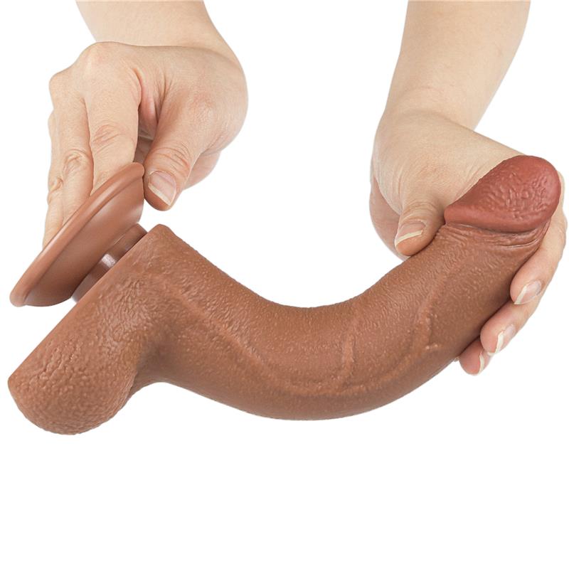 Dildo Sliding Skin 85 Brown