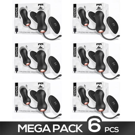 Pack of 6 Shove Thrusting And Vibrating Egg With Remote Control