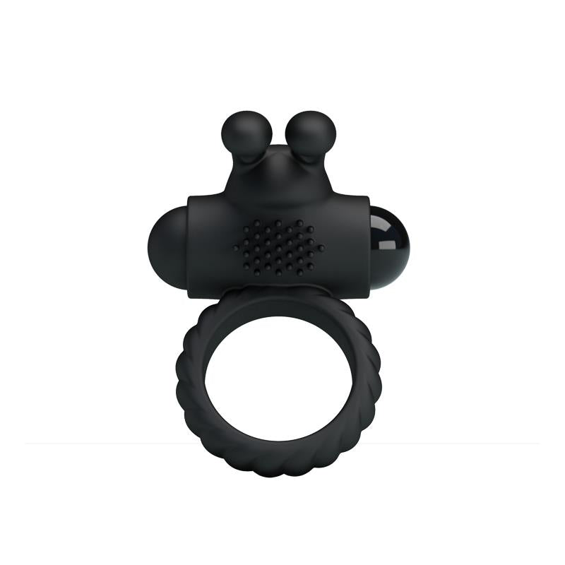 Vibrating Cock Ring Eudora Black