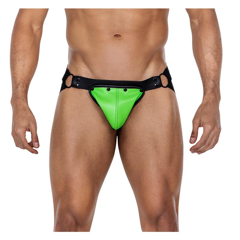 JOCKSTR4P02 Jockstrap Jocksnap Blazing Green