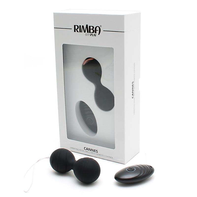 Vibrating Kegel Balls with Remote Control Cannes Black