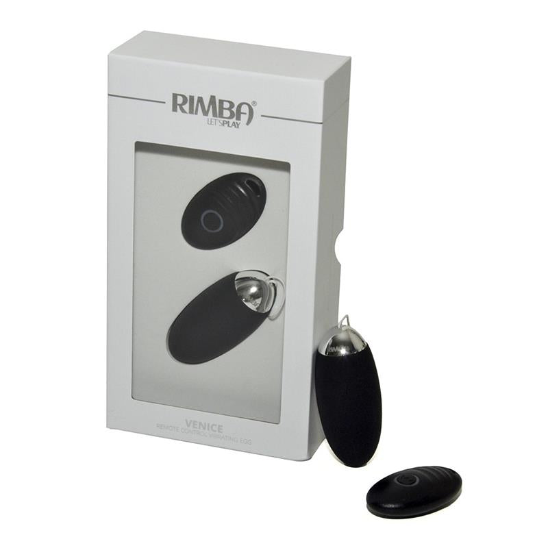 Egg Vibrator with Remote Control Venice Black