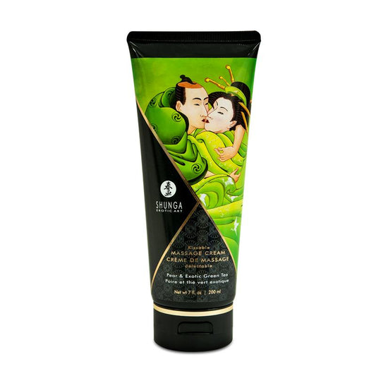 Shunga Massage Creme Green Tea