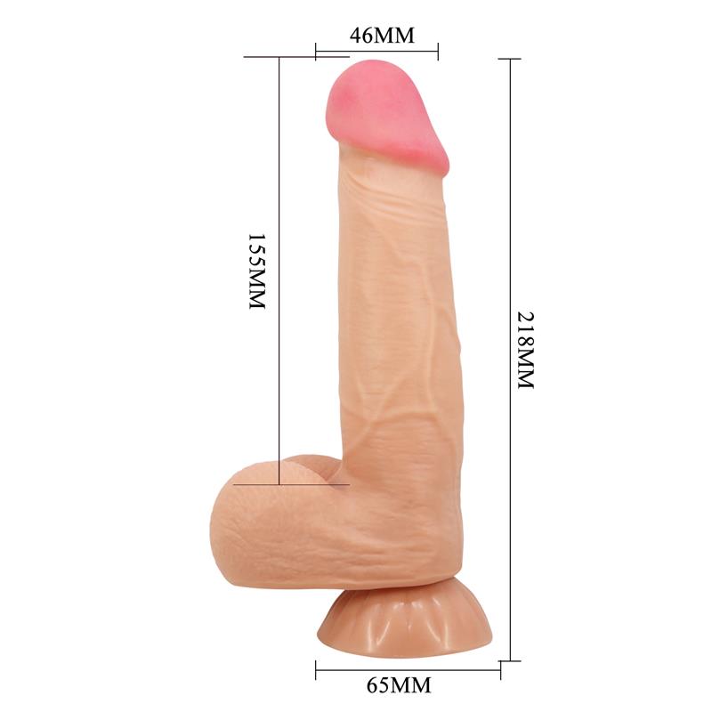 Sliding Skin Realistic Dildo 218 cm