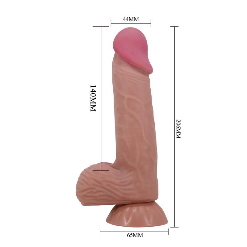 Sliding Skin Realistic Dildo 206 cm