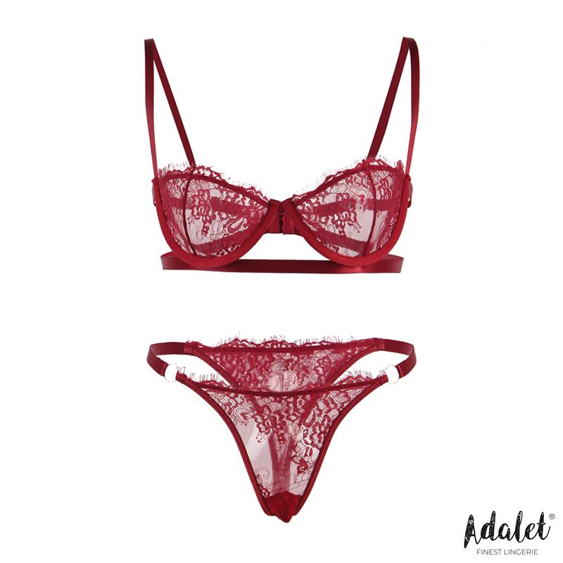 Mia Set 2 pcs Burgundy S M