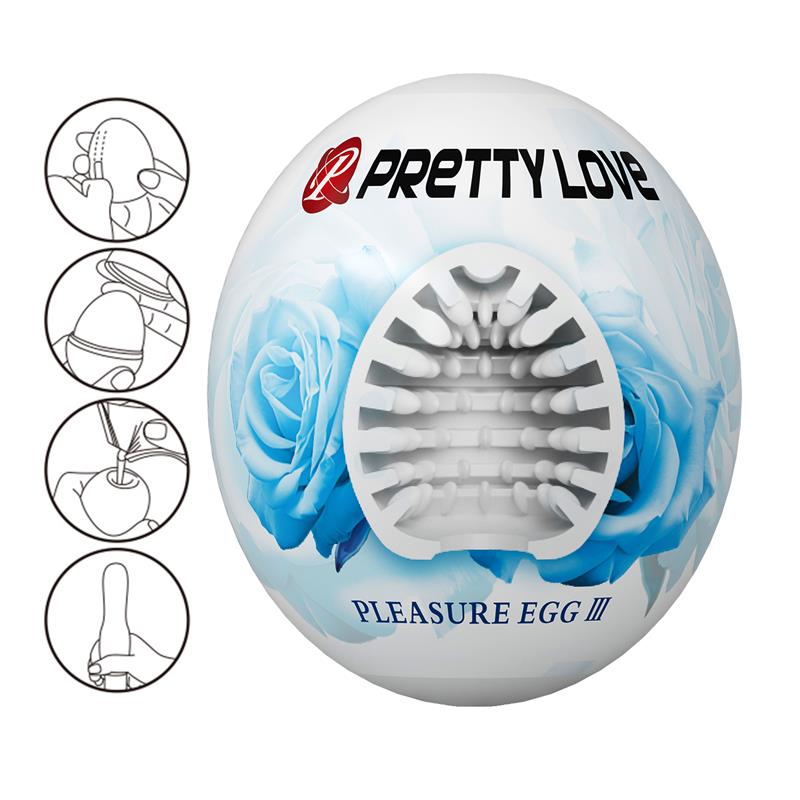 Masturbator Egg Pleasure Egg III White