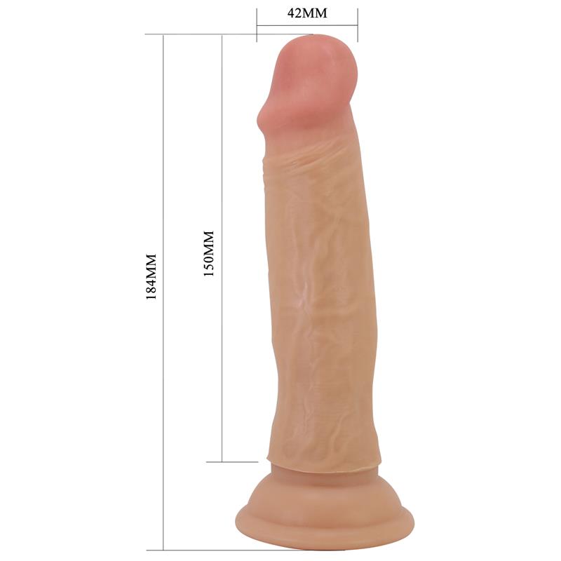 Sliding Skin Realistic Dildo 184 cm