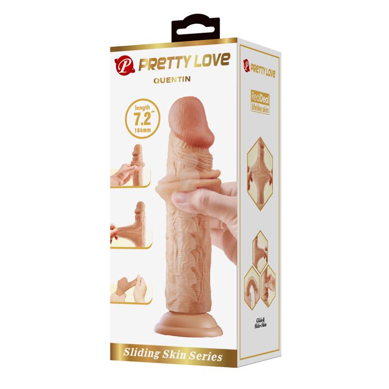 Sliding Skin Realistic Dildo 184 cm