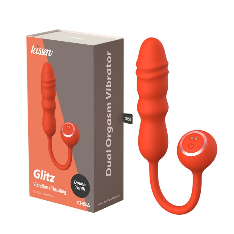 Kissen Line Glitz Stimulator with Vibration and thrusting