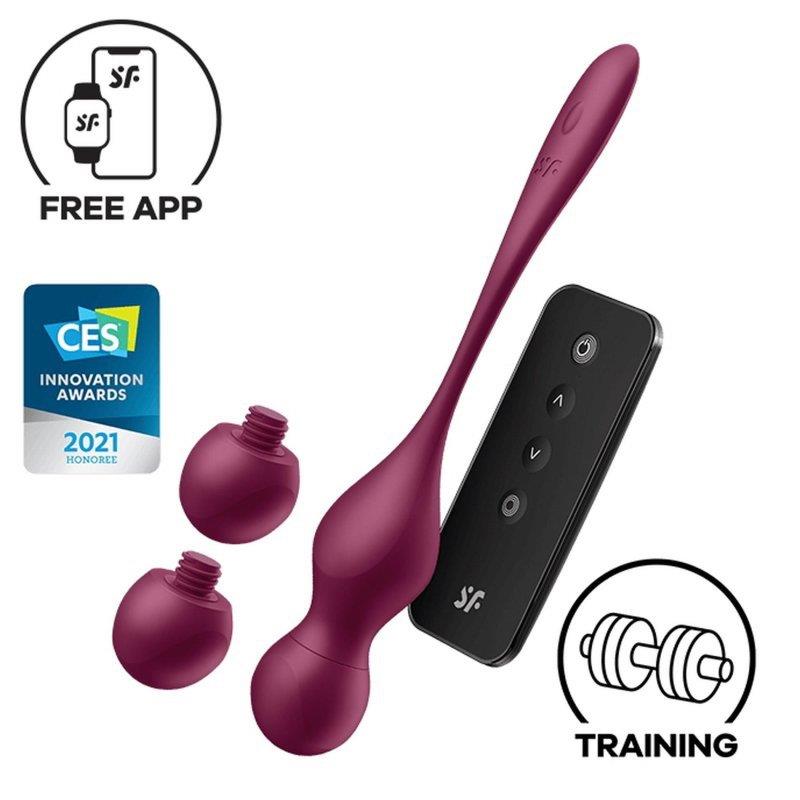 Love Birds Vary Connect App Wine Red