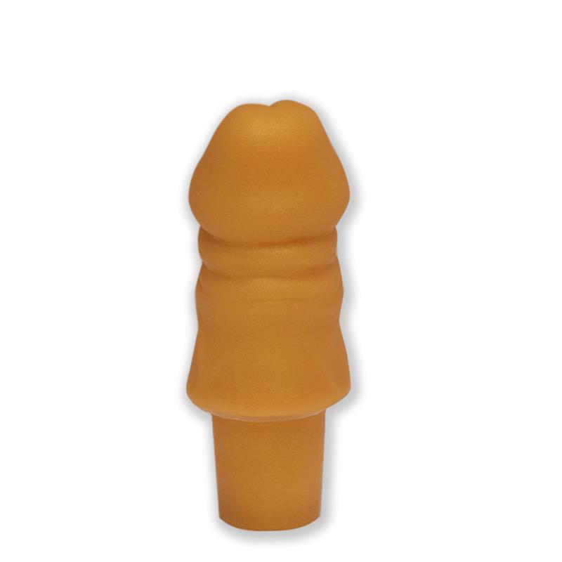 Gold Edition Penis Shaped Bottle Stopper