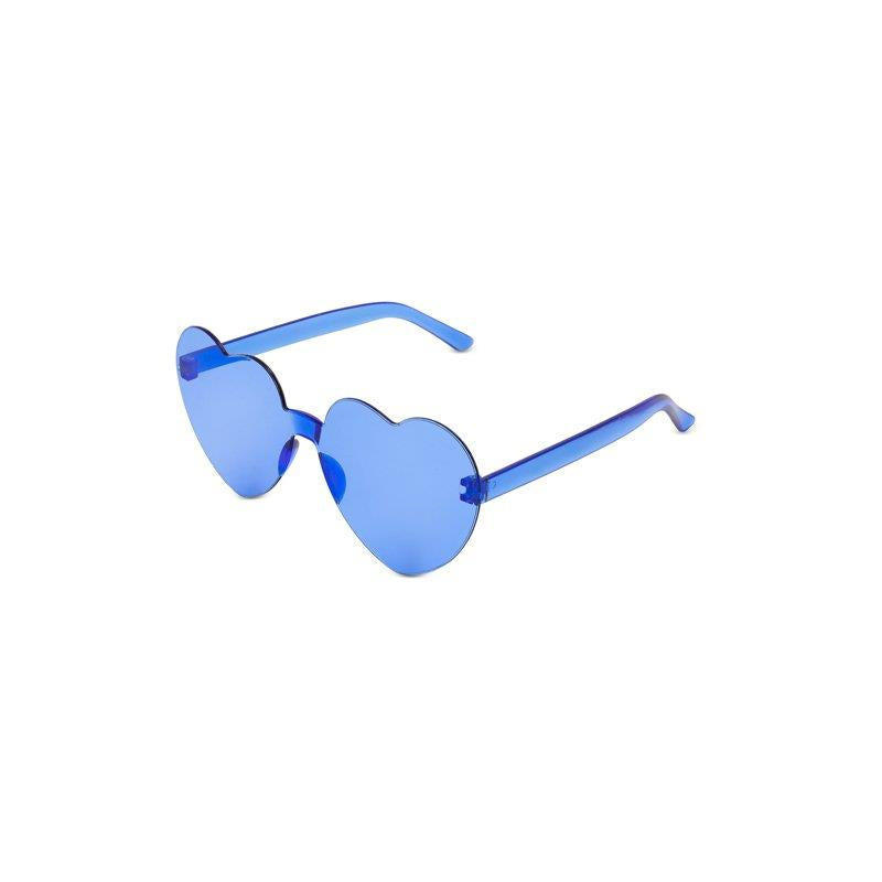 Party heart shaped glasses Blue